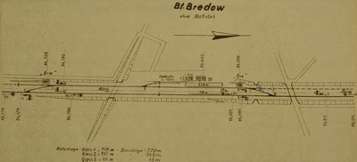 Gleisplan Bahnhof Bredow